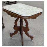 Marble Top Lamp Table