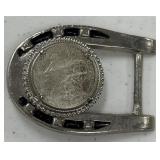 Morgan Silver Dollar Belt Buckle