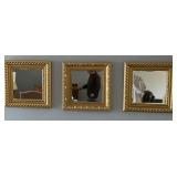 3 - Beveled Wall Mirrors