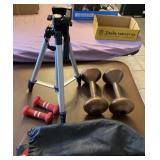 Tripod and Hand Weights