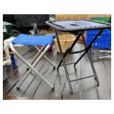 Patio Table and Camp Stool