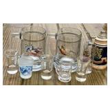 Steins and Shot Glasses