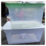 2 - Storage Totes with Lids