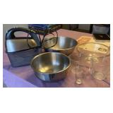 Mixer and Mixing Bowls