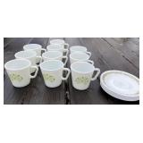 Corelle Cups and Saucers