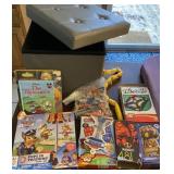 Foot Stool Toybox and Contents