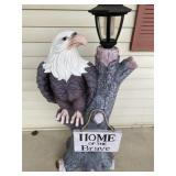 Solar Eagle Porch Light