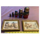 Nested Dolls and Wall Plaques