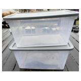 2 - Storage Totes with Lids