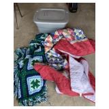 Tote Full of Bedding