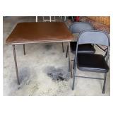 Card Table and 2 Chairs