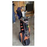 Golf Bag and Golf Clubs