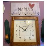 Seiko Clock and Home Decor