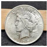 1922 Peace Dollar AU