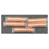 (5) Rolls 2009-D Lincoln Cents BU,