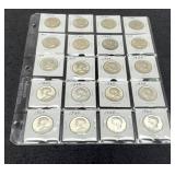 (20) 1964 K. Half Dollars AU