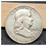 1959-D F. Half Dollar VF