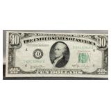 1950 $10 FR Note VF