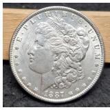 1887 Morgan Dollar BU