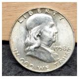 1958-D F. Half Dollar MS