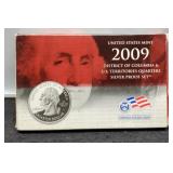 2009 6 Quarter Silver Proof Set