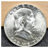 1955 F. Half Dollar MS