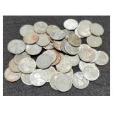 (50) 1943 Steel War Cents