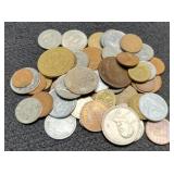 50+ Foreign Coins Nice Variety