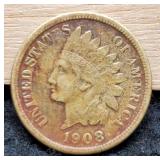 1908-S Indian Head Cent XF45