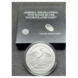 2018 5 Troy Oz. Silver Amer. The Beautiful