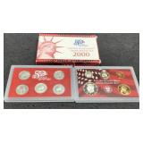 2000 10 Coin  Silver Proof Set