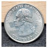 2005 Mint Error Kansas Quarter Light Struck