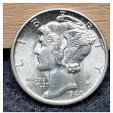 1940-D M. Dime MS Full Bands