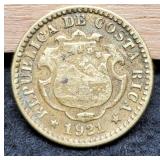 1921 Costa Rica 10 Centimos