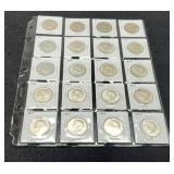 (20) 40% Silver K. Half Dollars