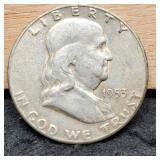 1953-S F. Half Dollar VF20