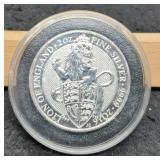 2016 2 Troy Oz. Silver Queen