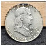 1948 F. Half Dollar AU
