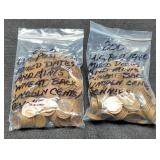 (4) Hundred Wheat Cents 1940 Up