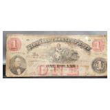 1862 $1 Richmond Virginia Note