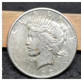 1923-S Peace Dollar XF