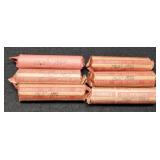 (6) Rolls Copper Memorial Cents