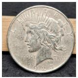 1923-S Peace Dollar VF
