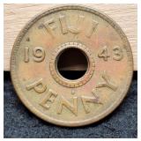 1943 Great Britain Fyi  Penny