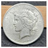 1922 Peace Dollar VF