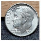 1955 R. Dime MS65