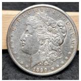 1890-CC Morgan Dollar MS60