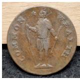 1788 Post Colonial Massachusetts Cent F