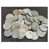 (50) 1943 Steel War Cents