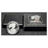 2025-S Proof Silver Eagle w/ Case & COA